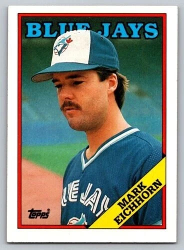 1988 Topps  #749   Mark Eichhorn     Pitcher    Toronto Blue Jays  FREE shipping