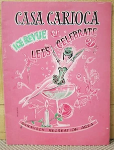 Programa de recuerdos del área recreativa Casa Carioca Garmisch circa 1964 - Imagen 1 de 3