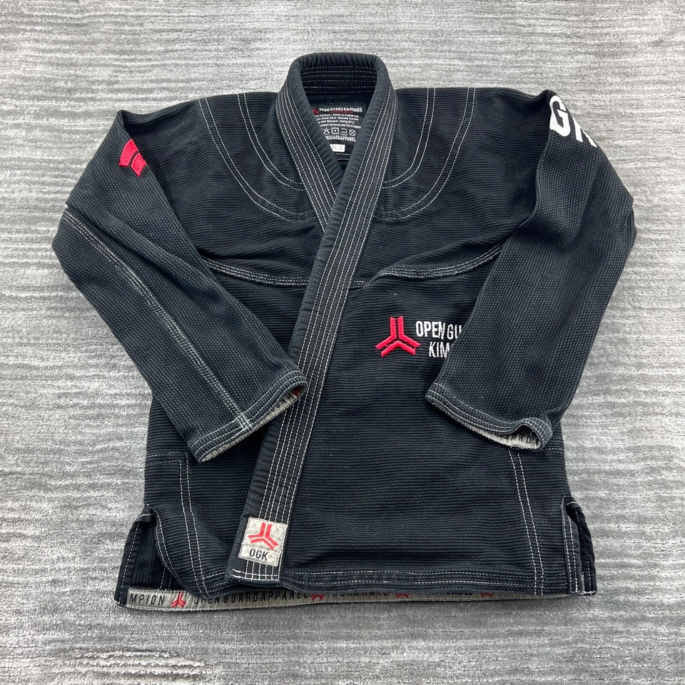 OGK GI tamanho K-2 Youth Open Guard Kimonos Jiu Jitsu BJJ Brazilian MMA Artes Marciais - Imagem 1 de 4