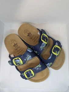 Zapatos deslizantes Lico Boys Bioline Motru Mules niños talla 10 UK AZUL #68 - Imagen 1 de 6