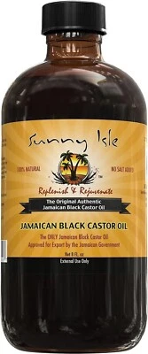 Sunny Isle | extra dunkeles jamaikanisches schwarzes Rizinusöl (8oz)