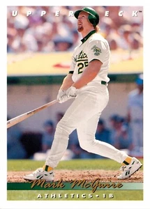 1993 Oakland Athletics Baseball Upper Deck Card - Mark McGwire - Bild 1 von 3