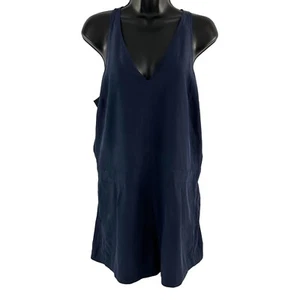 Lou & Grey Modal Sleeveless Racerback Scoop Neck Romper Blue Size Small - Picture 1 of 11