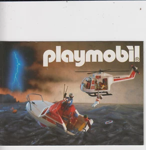 Playmobil Zubehör Kleiner Prospekt von 1987 - Rettung Western Baustelle City - Bild 1 von 5