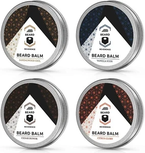 Beard Reverence - Beard Balm Variety Pack Of 4 - New - Picture 1 of 4