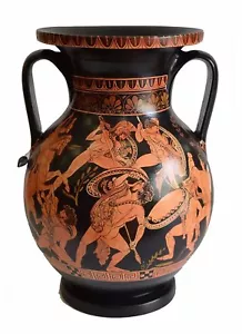 Gigantomachy - Pronomos Painter - Red Figure Pelike Vase - Museum Replica - Foto 1 di 5