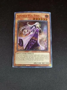 S-Force Pla-Tina - Yugioh Blazing Vortex 1st Ed. - Ultra Rare - BLVO-EN015 - Picture 1 of 2