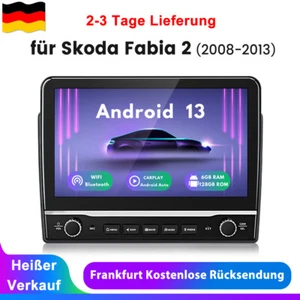 Für Skoda Fabia 2 2008-2013 Android 13 Autoradio GPS Navi BT WIFI Carplay DAB+ - Bild 1 von 14