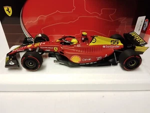 BBR Ferrari F1-75 #55 Carlos Sainz Jr Italian Monza 2022 1/18 BBR182275-55 - Foto 1 di 3