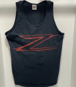 Vintage TShirt 1998 The Mask Of Zorro Shirt Sleeveless Black Faded Print (Large) - Picture 1 of 7