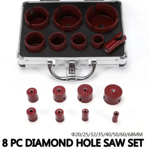 8 Teilig Diamant Bohrkronen M14 Premium Fliesenbohrkronen Set Fliesen M14 - Bild 1 von 12