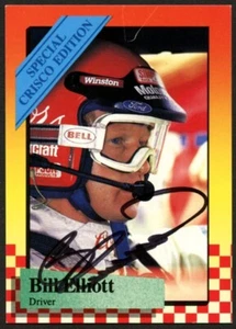 Bill Elliott #4 signed autograph 1989 MAXX Crisco Edition Trading Card - Picture 1 of 1