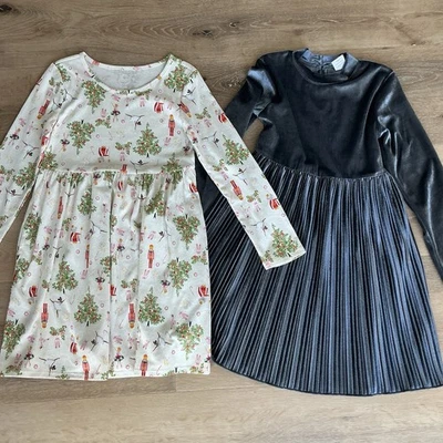 Wonder Nation Set Of 2 Girls Dress 6-6X Nutcracker Ballet Velvet Holiday Party - Image 1 of 4