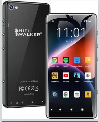 HIFI WALKER G7 Pro MP3 Player with Dual Cameras, Android 13, 3GB RAM+32GB ROM - Image 1 of 4