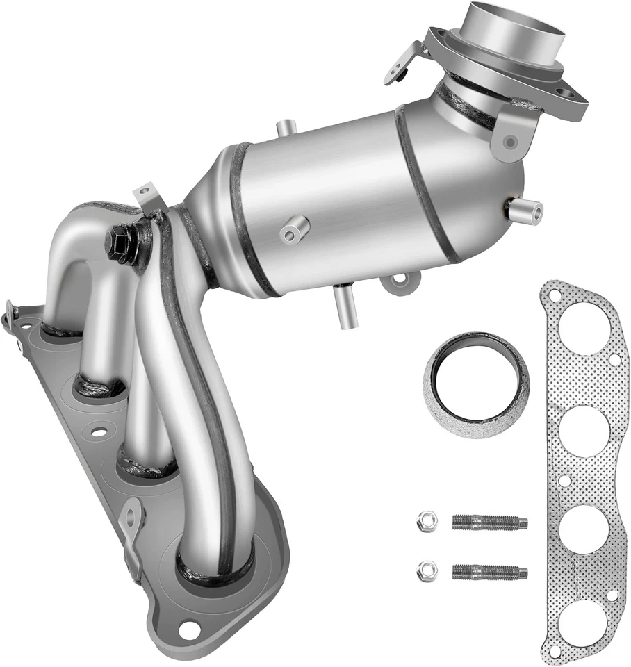 Convertidor catalítico colector de escape FortunaFlow [delantero] compatible con Sentra 2 Foto 1 de 4