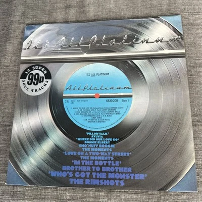 ITS ALL PLATINUM 12” VINYL -1975 UK Sampler Lp (Various Artists) - M Con - Image 1 of 4