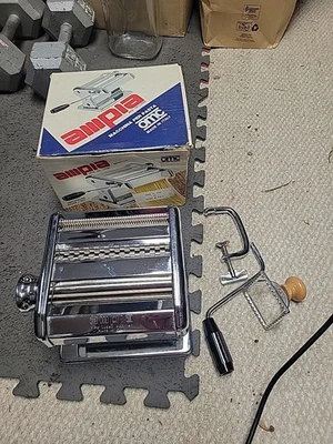 Pasta Maker Machine Model 150 Ampia Brevettata Marcato Italy Stainless - Image 1 of 4