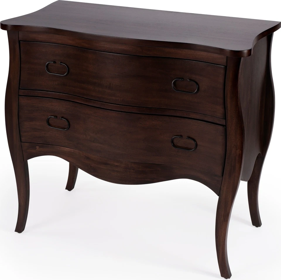 Cofre de mango de nogal estilo antiguo de Butler Foto 1 de 2