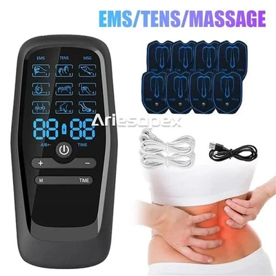 27 Modes Tens Unit Muscle Therapy Pain Relief Stimulator Machine Pulse Massager - Image 1 of 4