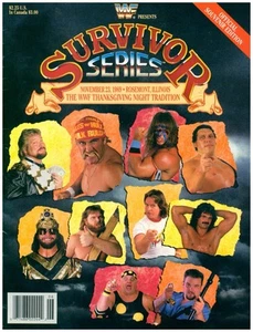 ORIGINAL WWF MULTI-SIGNED X13 SURVIVOR SERIES 1989 OFFICIAL PPV Souvenir Program - Picture 1 of 12