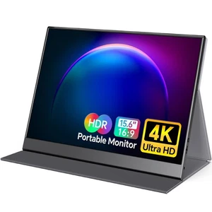 4K Portable Monitor, 15,6'' IPS 3840x2160 UHD Computer Monitor, 100% Adobe RG... - Bild 1 von 5