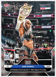 2025 Topps NOW Jade Cargill Card # 118 Main Event WWE Wrestling PRESALE - Picture 1 of 2