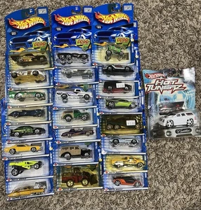 Hot Wheels 2002 Segment Series Mainline Hot Tunerz gemischtes Set mit 24 Autos neu in Verpackung - Bild 1 von 5