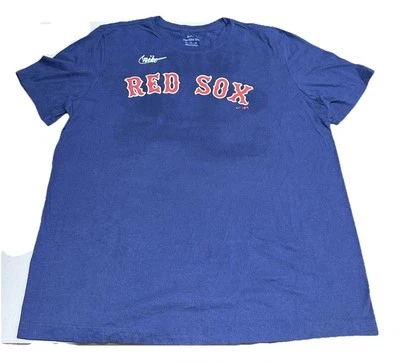Camiseta Nike de los Medias Rojas Ortiz 34 Para Hombre Talla XL Azul Béisbol Deportes Deletreada Foto 1 de 4