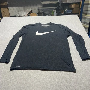Camiseta de manga larga The Nike para hombre talla XL negra Nike Swoosh - Imagen 1 de 9