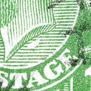 AUSTRALIA 1d GREEN KGV STAMP WITH LISTED FLAW ACSC 77(4)h VII/54 - CV $35 - Picture 1 of 3