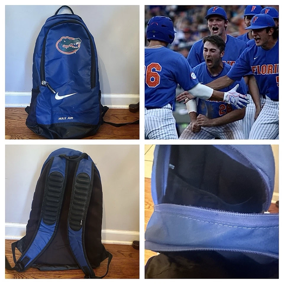 Florida Gators Team Issued Nike Baseball Backpack Travel Bag # ⚾️ UF🐊 - Image 1 of 1