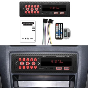 Hands Car Stereo Receiver with USB Charging and Multiple Audio Formats - Picture 1 of 12