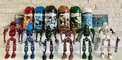 Juego de 6 Bionicle Metru: 8601 8602 8603 8604 8605 8606 con botes y manuales Foto 1 de 4