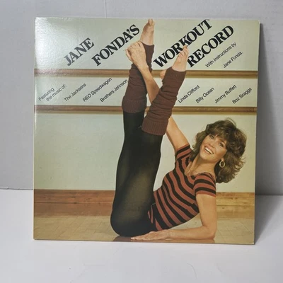 Jane Fonda's Workout Record Vinyl 2-LP Set 1982 Columbia BL 38056 - Image 1 of 4
