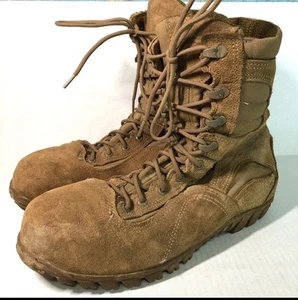 Belleville USN Steel Toe Hybrid ST Assault Boots 533ST Coyote Leather Sz 10.5 - Picture 1 of 6