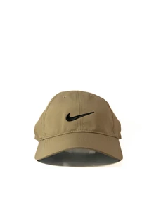 Nike Swoosh Unisex Adulto Base Ball/Golf Cap - Cachi -Regolabile - Foto 1 di 2