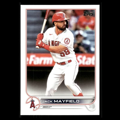 Jack Mayfield #614 2022 Topps Los Angeles Angels Baseball Card MLB - Image 1 of 3