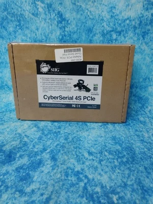 SIIG CyberSerial 4S PCIe Dual Profile 16950 Serial I/O Card - Image 1 of 4