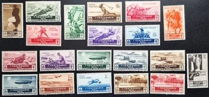 Italia Regno 1934 Medaglie al valore Serie completa MNH 20v Sass. S. 77 - Picture 1 of 2