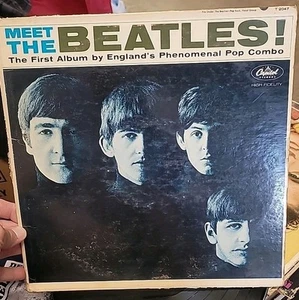 Beatles Meet The Beatles Original 1964 Capitol Records T-2047 Mono Vinyl LP - Imagen 1 de 6