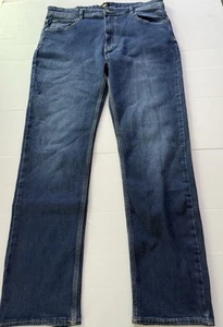 New Lee Mens L-Two Jeans Slim Straight Dark Blue Wash Size 38 X 32 - Bild 1 von 12