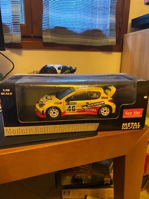 sun star model rally collectibles peugeot 206 wrc 1:18 46 - Immagine 1 di 4