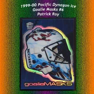 Máscaras de portero de hielo Pacific Dynagon 1999-00 #6 Patrick Roy Colorado Avalanche Foto 1 de 2