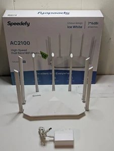 Gigabit Dual Band WiFi Router Smart Wireless Speedefy AC2100 K7W 4x4 MU-MIMO - Bild 1 von 6