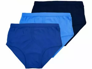 Mens Y Fronts Briefs 3,6 Pairs Underwear 100% Cotton Interlock Size S-5XL - Picture 1 of 3