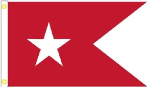 3X5 White Star Burge Titanic SWALLOW TAIL FLAG BANNER 100D GROMMETS - Picture 1 of 3