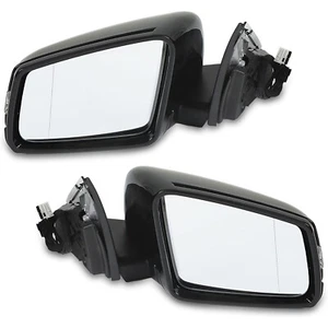 Rear View Mirror Set For Mercedes-Benz C-Class W204 C200 C180 C300 Black - Picture 1 of 9