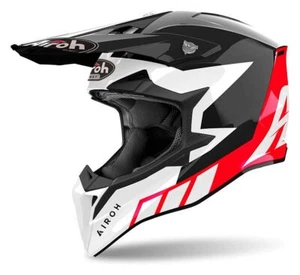 Off-Road Helmet Airoh WRAAAP RELOADED Red Gloss - Picture 1 of 3