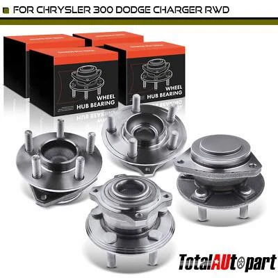 4x Wheel Hub Bearing Assembly for Chrysler 300 Dodge Charger RWD Front and Rear - Image 1 of 4