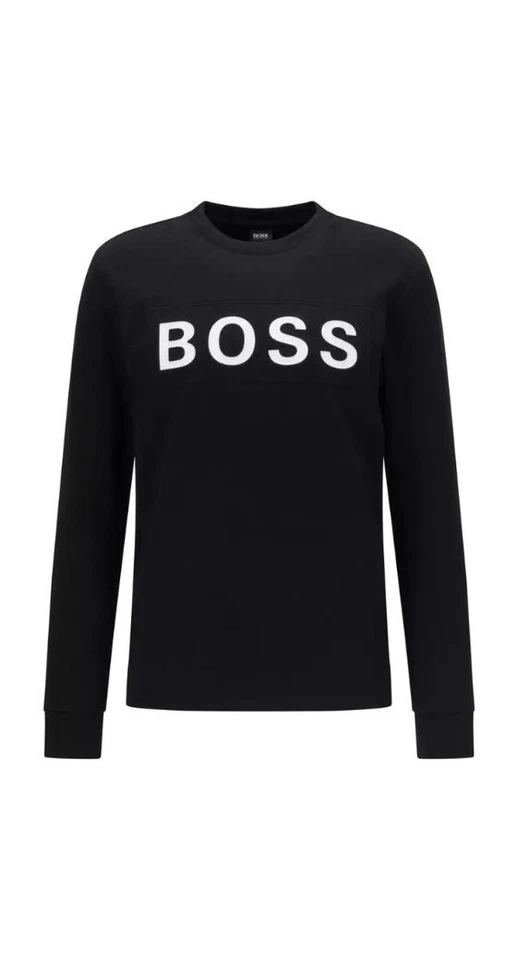 Felpa Hugo Boss Uomo Nero  50461623 001 - Imagen 1 de 1